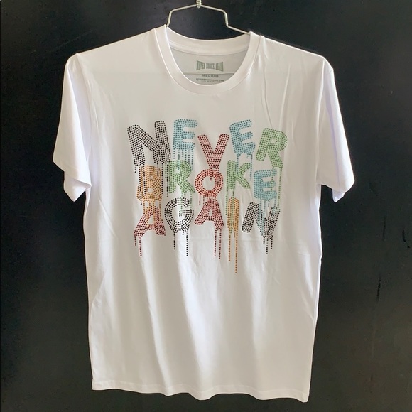NBA YoungBoy never broke again rhinestone T-shirt - Picture 1 of 3